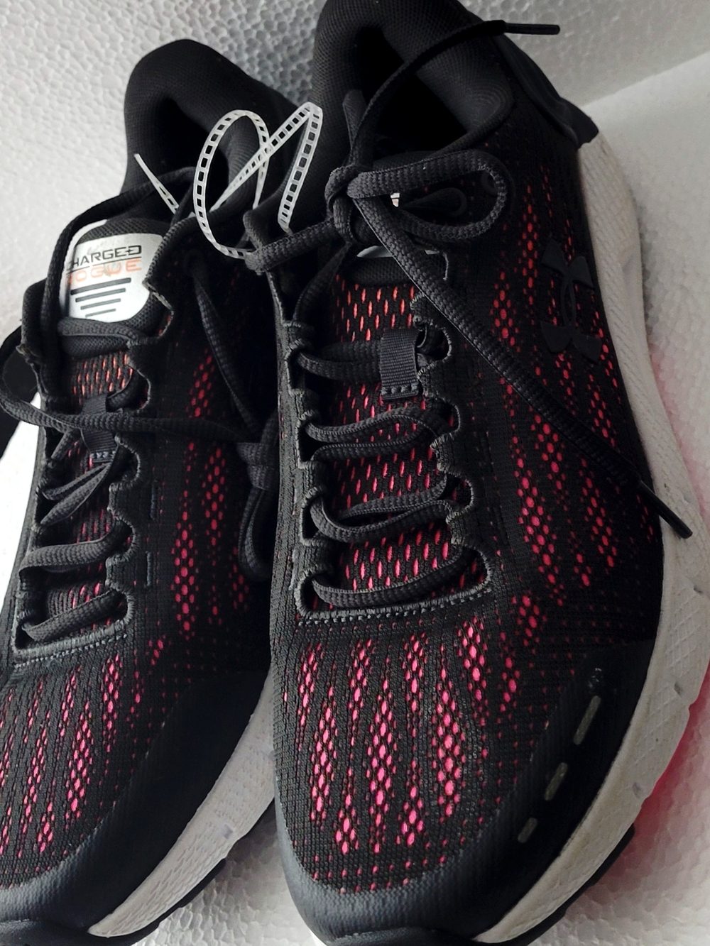 Under Armour Women's Black & Pink Running Shoes